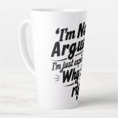 Ich argumentiere nicht, ich erkläre nur, warum ich milchtasse (Linke Ecke)