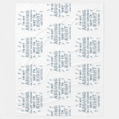 Ich argumentiere nicht, ich habe recht | Funny Mam Fleecedecke (Vorderseite)