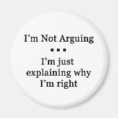 Ich argumentiere nicht.. magnet (Vorne)