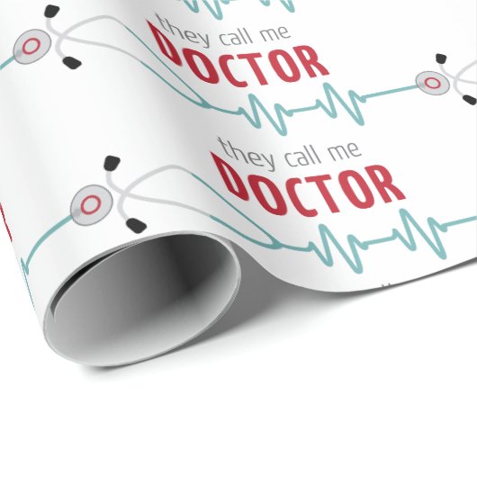 Ich-Arzt Geschenkpapier (Rolleneckpunkt)