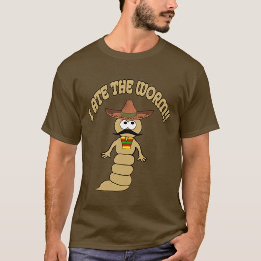 Ich aß den Wurm T-Shirt (Vorderseite)