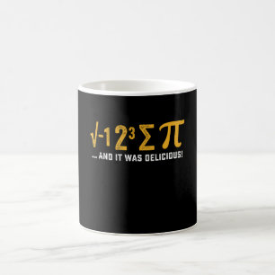 Ich aß ein Stück Kuchen und es war lecker Pi-Tag-M Kaffeetasse
