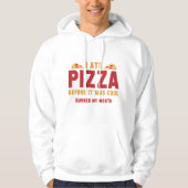 Ich aß Pizza, bevor es Cool war Hoodie (Vorderseite)