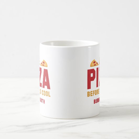 Ich aß Pizza, bevor es Cool war Kaffeetasse (Mittel)