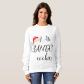 Ich aß Santa-Kekse Sweatshirt (Vorne ganz)
