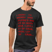 Ich ate bei Wendy und Jolene T-Shirt (Vorderseite)