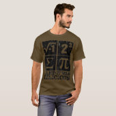 Ich ate Pi Funny i aß etwas Kuchen Mathe Nerd T-Shirt (Vorne ganz)