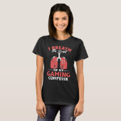 Ich atme den Geruch meines Gaming-Computers T-Shirt (Vorne ganz)