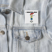 Ich atme Golf Button (Beispiel)