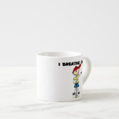 Ich atme Golf Espressotasse (Vorderseite Rechts)