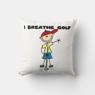 Ich atme Golf Kissen