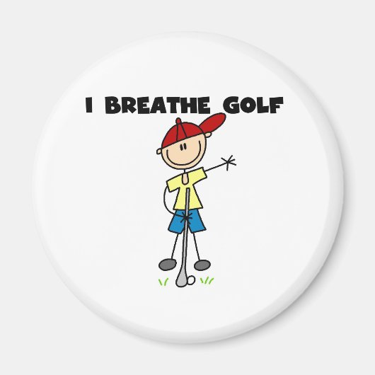 Ich atme Golf Magnet (Vorne)