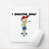 Ich atme Golf Mousepad (Mit Mouse)