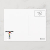 Ich atme Golf Postkarte (Rückseite)