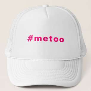 Ich auch, #metoo, Stolz pink fuchsia-Buchstaben Truckerkappe