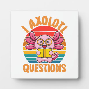 Ich Axolotl Fragen Fotoplatte