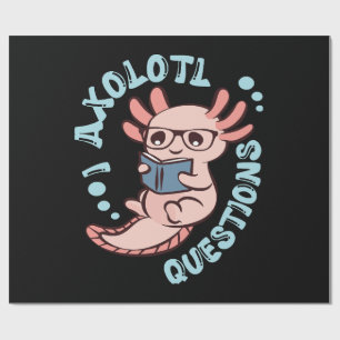 Ich Axolotl Fragen Geschenkpapier