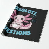 Ich Axolotl Fragen Geschenkpapier (Ungerollt)