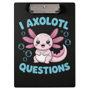 Ich Axolotl Fragen Klemmbrett