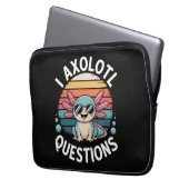 Ich Axolotl Fragen Laptopschutzhülle (Vorderseite Links)