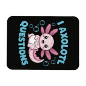 Ich Axolotl Fragen Magnet (Horizontal)