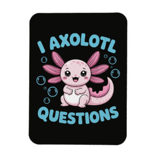Ich Axolotl Fragen Magnet