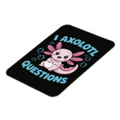 Ich Axolotl Fragen Magnet (Linke Seite)