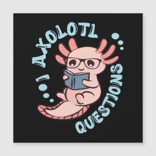 Ich Axolotl Fragen Magnetkarte