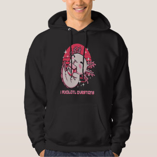 Ich Axolotl Fragen Salamander Memes Amphibien Tr Hoodie