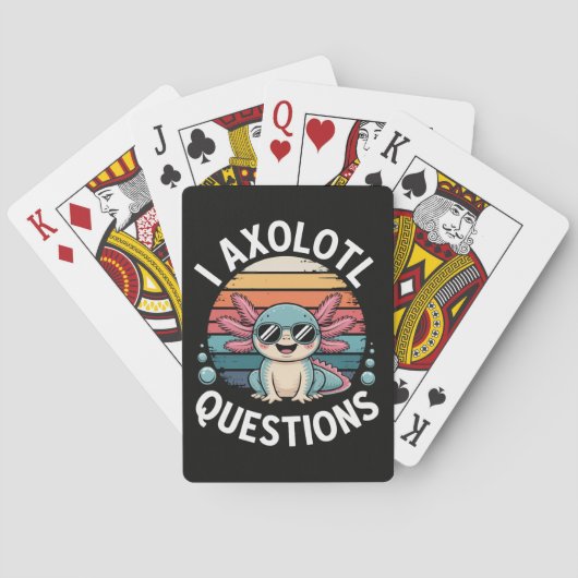 Ich Axolotl Fragen Spielkarten (Rückseite)