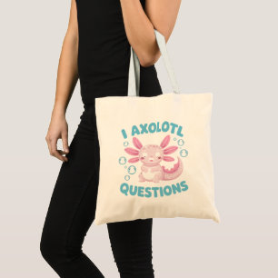 Ich Axolotl Fragen Tragetasche