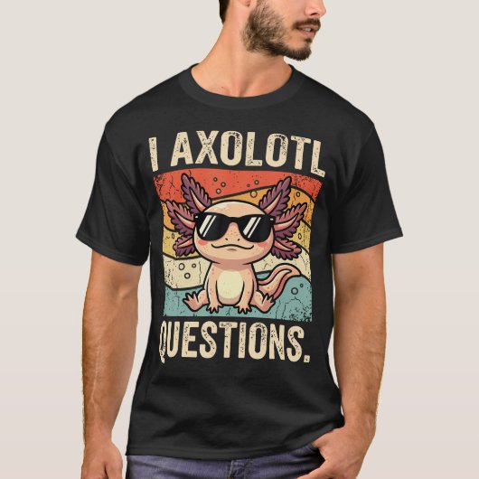 Ich Axolotl T-Shirt (Vorderseite)