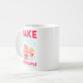 Ich backe also nicht, dass Leute Cupcake machen Kaffeetasse (Vorderseite Links)