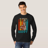 Ich backe die Leute als Bäcker T-Shirt (Vorne ganz)