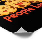 Ich backe die Leute glücklich Baker Cookie Poster (Ecke)