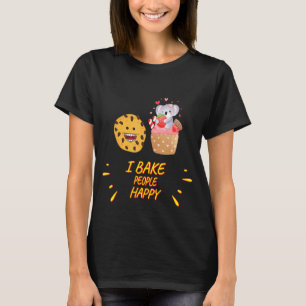 Ich backe die Leute glücklich Baker Funny Sprichwo T-Shirt
