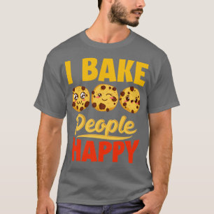Ich backe die Leute glücklich Niedliche Kekse Back T-Shirt