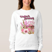 Ich backe es vorwärts Liebe Backen Sweatshirt (Vorderseite)
