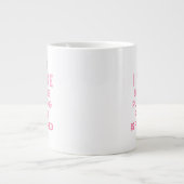 Ich backe! Funny Baking Zitat Jumbo-Tasse (Vorderseite)