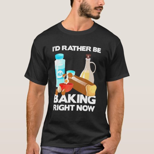 Ich bäcke gerade Bäckerei T-Shirt (Vorderseite)