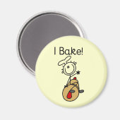 Ich backe magnet (Vorderseite/Rückseite)