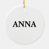 Ich backe mich esse kundenspezifische Verzierung Keramikornament (Hinten)