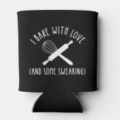 Ich backe mit Liebe (und etwas Schwitzen) Dosenkühler (Rückseite)