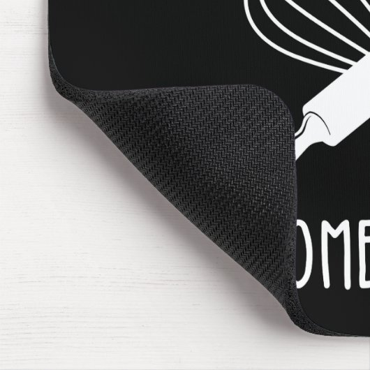 Ich backe mit Liebe (und etwas Schwitzen) Mousepad (Ecke)