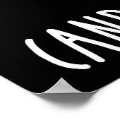 Ich backe mit Liebe (und etwas Schwitzen) Poster (Ecke)