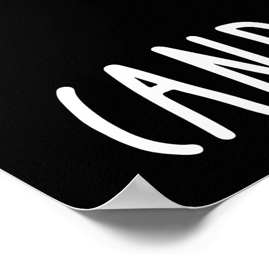 Ich backe mit Liebe (und etwas Schwitzen) Poster (Ecke)