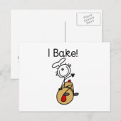 Ich backe postkarte (Vorne/Hinten)