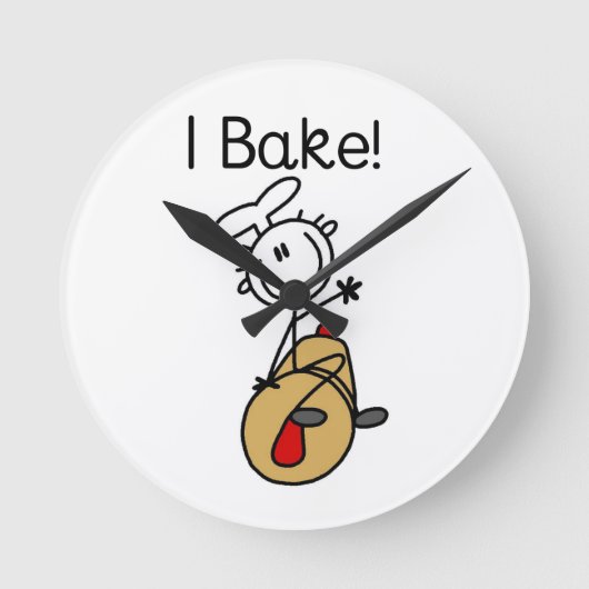 Ich backe runde wanduhr (Vorderseite)