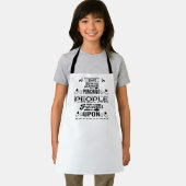 Ich backe, weil die Leute, die sie punschten, auf  Schürze (Insitu)