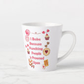 Ich backe, weil man Leute zum Punzieren erstarrt Milchtasse (Rechts)